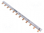 Busbar | 16mm2 | Poles: 1 | Urated: 400V | Pitch: 27mm | No.of mod: 12