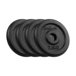 Uued tooted // Obciążenie żeliwne zestaw 4x2.5kg, otw&oacute;r 31mm, talerz klasyczny, REBEL ACTIVE