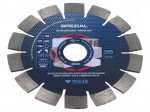 Cutting diamond wheel | &Oslash;: 125mm | Holder: assembly hole | 22.23mm