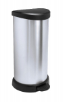 Curver Deco Bins 3253922150002 Round Black, Silver