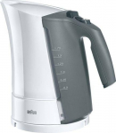 Teapot Braun  WK 300 Standard kettle, 2200 W, 1.7 L, Plastic, White, 360&deg; rotational base