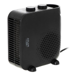 Radiator Adler  Heater AD 7725b Fan heater, 2000 W, Number of power levels 2, Black