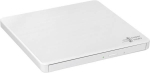 Server - Other Accessories H.L Data Storage Ultra Slim Portable DVD-Writer GP60NW60 Interface USB 2.0, DVD&plusmn;R/RW, CD read speed 24 x, CD write speed 24 x, White, Desktop/Notebook