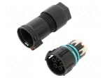 Connector: AC supply | snap-on | female | TH389 | 17.5A | 500V | ways: 5