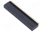 Connector: pin strips | socket | male | PIN: 40 | straight | THT | 2.54mm
