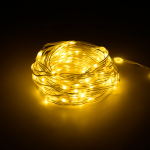 Dekoratiivne pidulik valgustus | J&otilde;uluvalgustus // LED j&otilde;ulukaunistused // Sznur oświetleniowy świąteczny ze zmianą trybu świecenia - 10 m, ciepły biały