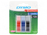 Tape | 9mm | black, red, blue