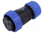 Connector: circular | plug | male | PIN: 2 | IP67 | SY29 | 50A | 500V | 10mm2