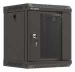 Lanberg WF11-3306-10B rack cabinet 6U Wall mounted rack Black