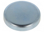 Magnet: permanent | hard ferrite | 280N | &Oslash;: 57mm | H: 10.5mm | steel