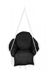 RoGer XXL Swing Chair Pillow 60x60x10cm / Black