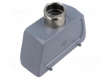 Enclosure for connectors: HDC | Enclos.mat: aluminium