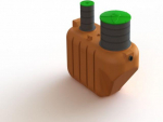3-chamber Septic Tank V=3m&sup3; RS3000ZL, extension