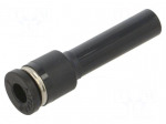 Adapter | for dispensers | black | push-in | 1/4",5/32"