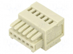 Connector: pluggable terminal block | plug | female | 733 | 6A | tinned