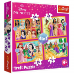 M&auml;nguala | PC | Konsoolid | Tarvikud // Harivad m&auml;nguasjad | Interaktiivsed | Loomingulised | Kunstilised // Puzzle - 4w1 (35, 48, 54, 70) - Bajkowe historie - Disney Princess - Trefl 34651
