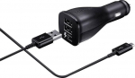Auto charger Samsung Car Fast Charger 2x MicroUSB 2A Black