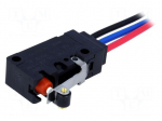 Microswitch SNAP ACTION | with lever (with roller) | SPDT | Pos: 2