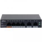 Switch|DAHUA|DH-CS4006-4ET2ET-60|Switch type Managed|Switch layer L2|6xRJ-45 ports|RJ-45 Ports Type Gigabit Ethernet (10/100/1000)|4xFast Ethernet (copper) ports quantity|2xGigabit Ethernet (copper) ports quantity|Power over Ethernet (PoE) Yes|4xPowe ...