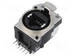 Connector: RJ45 | socket | Cat 6 | 8p8c | THT | 19.8x19.8mm