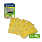 Easy refill fly trap, 5 x 30g