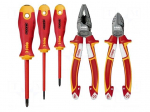 Tools set: pliers, insulation screwdrivers | for electricians