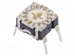 Encoding switch | HEX/BCD | Pos: 16 | THT | Rcont max: 100m&Omega; | 65pcs.