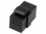 USB coupler | Keystone | USB C plug,both sides | USB 3.2 Gen 2
