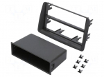 Radio mounting frame | Fiat | 2 ISO | grey