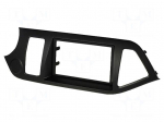 Radio mounting frame | Kia | 2 DIN | black