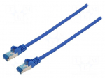 Patch cord | S/FTP | Cat 6a | RJ45 plug,both sides | stranded | Cu | 15m