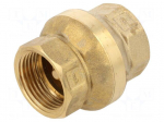 Check valve | G 1" internal | 16bar | brass | Medium: water