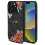 Other goods Guess  Guess GUHMP16XP4ROPEMCK iPhone 16 Pro Max 6.9" black/black hardcase 4G Flowers Print MagSafe