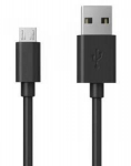 Cable Brackton USB Male - MicroUSB Male 5m Black