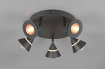 Trio Romeo LED griestu lampa matt black  637010532 4017807670417