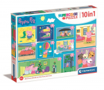 M&auml;nguala | PC | Konsoolid | Tarvikud // Harivad m&auml;nguasjad | Interaktiivsed | Loomingulised | Kunstilised // Puzzle 10w1 Super Color ŚWINKA PEPPA Clementoni 20271