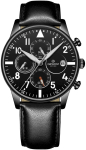 Giewont Men's Chronograph Sapphire Watch GW5630-A1 / black