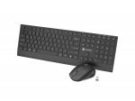 Natec Keyboard and Mouse | Stringray 2 | Keyboard and Mouse Set | Wireless | US | Black