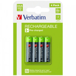 Verbatim 49514 Rechargeable batteries AAA 4pcs