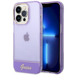 Guess GUHCP14XHGCOU Hardcase for iPhone 14 Pro Max 6,7" / purple translucent