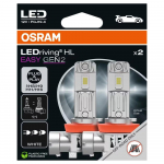 LED bulbs H8/H11/H16, 26W, 6500K, 2000 lm, LEDriving HL EASY GEN 2