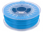 Filament: PET-G | 1.75mm | azure blue | 220&divide;250&deg;C | 1kg | &plusmn;0,05mm