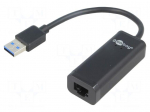USB to Fast Ethernet adapter | USB 3.0 | RJ45 socket,USB A plug