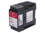 Power supply: switched-mode | 55W | 24VDC | 24&divide;28.8VDC | 2.3A | 260g