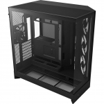 NZXT H9 Flow RGB, tower case black (matte), tempered glass x 2