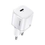 USAMS T36 mini tīkla lādētājs | 20W | PD3.0 | USB-C | balts