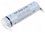 Battery: lithium | 3.6V | AA | soldering lugs | &Oslash;14.5x50.5mm | 2000mAh