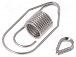 Spring with lug for rope tightening | Series: FC/FD/FL/FP