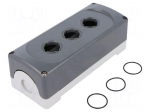 Enclosure: for remote controller | X: 75mm | Y: 181mm | Z: 61mm | grey