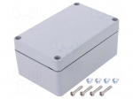 Enclosure: multipurpose | X: 81mm | Y: 127mm | Z: 57mm | ALN | aluminium